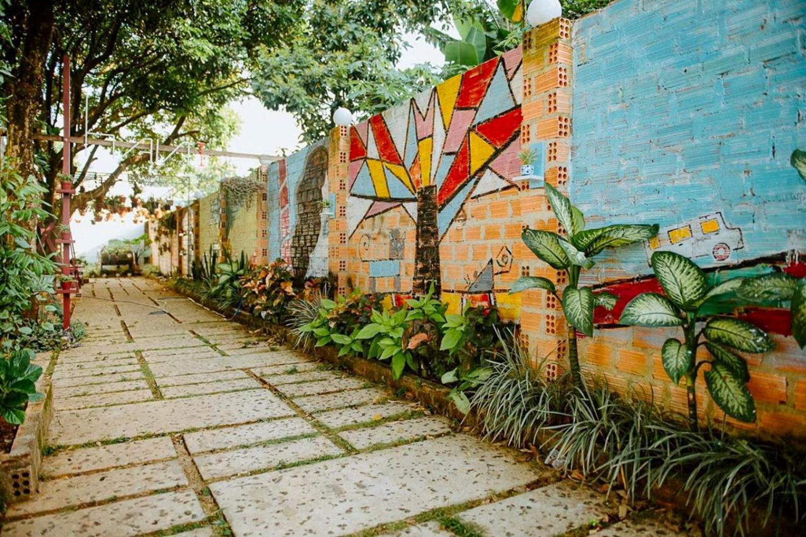 Homestay Vuon Nhan เปลกู ภายนอก รูปภาพ